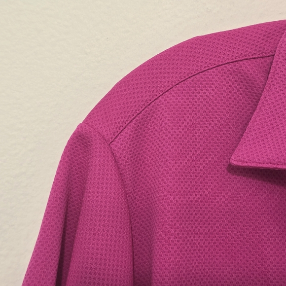 The Outfitters by Lands' End Pink Polo Top Women's 2X - Picture 2 of 3